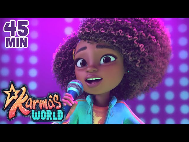 Every Song from Karma's World! 🎤🎶 45 Minute Compilation | Karma's World | Netflix