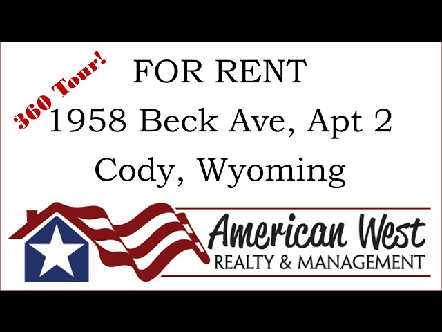 For rent: 1958 Beck Ave Apt 2, Cody, WY 82414