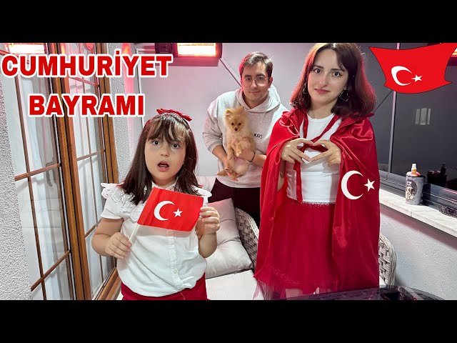 ZEYNEP HİRANUR OKULDA 29 EKİM CUMHURİYET BAYRAMI KUTLAMA