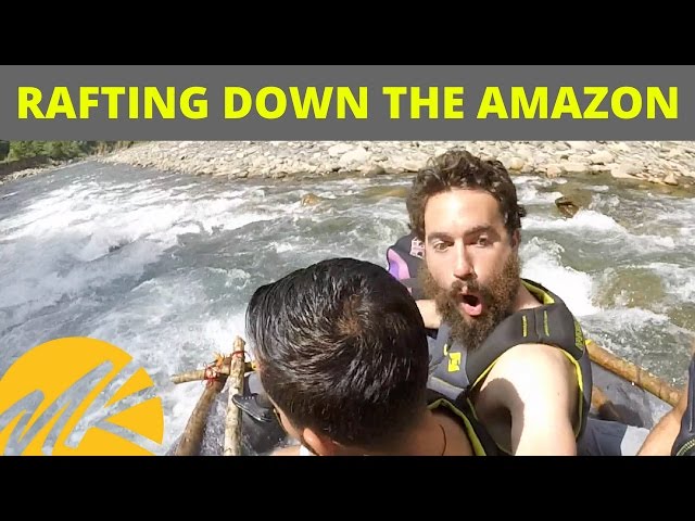 SAILING DOWN THE AMAZON RIVER ON A RAFT WE BUILT! - (Episode 6)