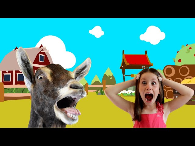 Farm animals for kids | Learn about Goats, Rabbits, Llamas and Chickens with Alex Kids Fun