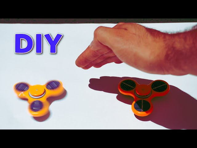 Making Solar powered Fidget Spinner