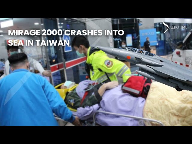 Training gone wrong, Mirage 2000 crashes into Taiwan sea, pilot rescued