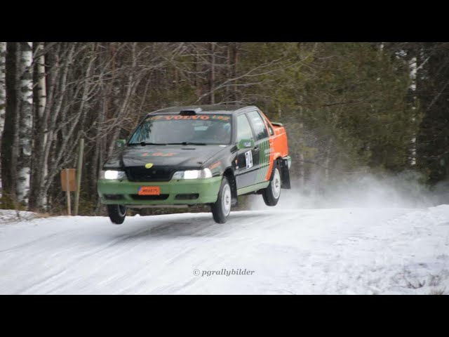 Midvintersprinten ss1 Carl-Magnus Zetterlund/Liam Dahlbacka Volvo S70