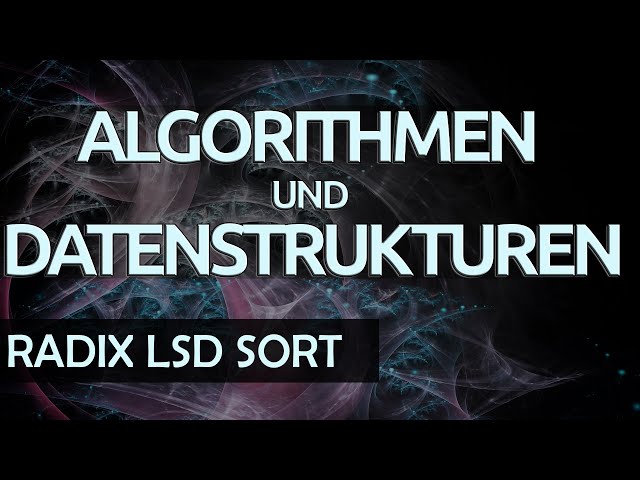 Counting Radix Sort in Python | Algorithmen Tutorial