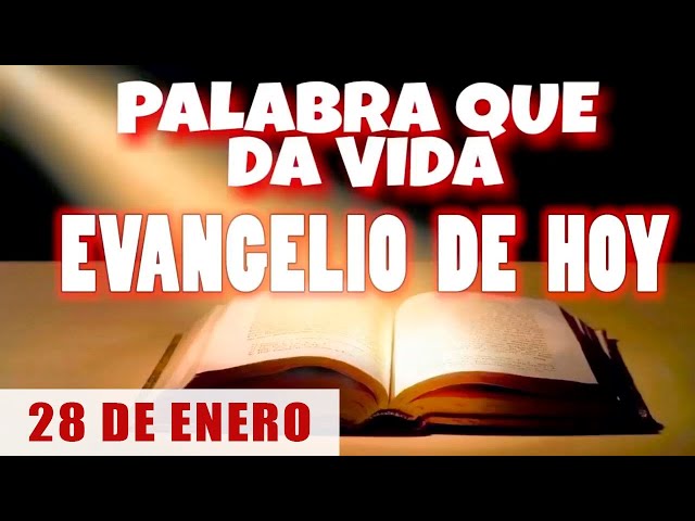 EVANGELIO DE HOY l MARTES 28 DE ENERO | CON ORACIÓN Y REFLEXIÓN | PALABRA QUE DA VIDA 📖