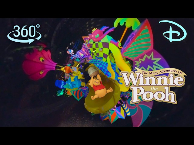 360° The Many Adventures of Winnie the Pooh at Disneyland Park