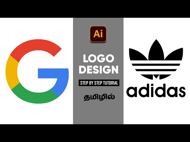 How to make logo design easily using Adobe Illustrator | Tamil illustrator tutorials