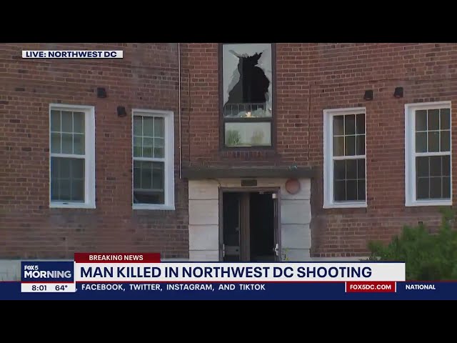 Man killed in early morning shooing in northwest DC | FOX 5 DC