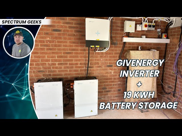 GivEnergy Hybrid Inverter and Battery Installed // Part 3 New Build Solar // 19kWh Battery Storage