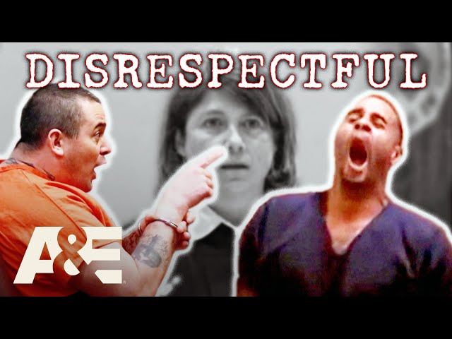 Most Disrespectful Defendants MEGA-Compilation | Court Cam | A&E