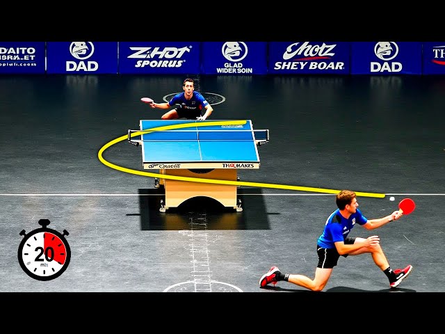 Most CRAZY Table Tennis Rallies!