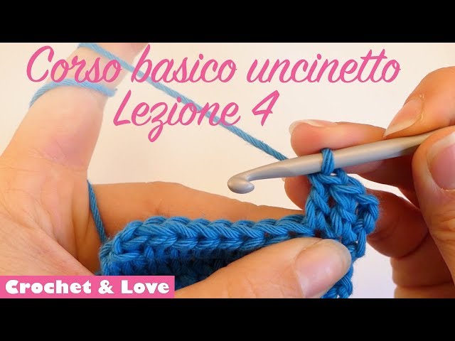 Uncinetto corso basico - Lezione 4 - il punto alto