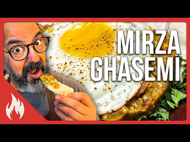 Mirza Ghasemi (Persian Roasted Eggplant & Tomato Dip/Appetizer) میرزا قاسمی اصیل ایرانی