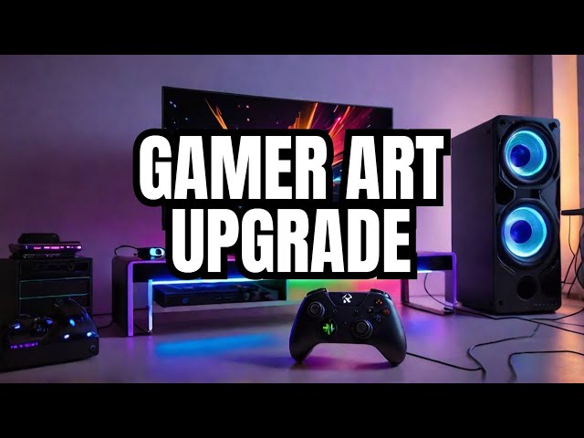 Does Your Setup Scream 'Gamer'? If Not, You Need This Art! #art #youtube #playstation