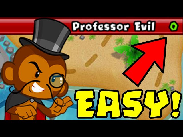 Easily Beat the NEW Professor Evil Challenge... (Bloons TD Battles)