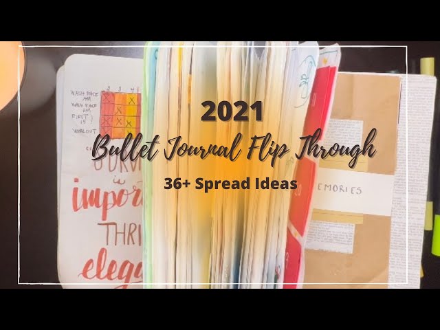 I Finished My FIRST Bullet Journal and I LOVE It | Bullet Journal Flip Through 2021