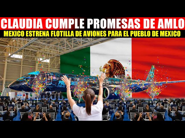 MIRA:ALISTAN NUEVOS AVIONES QUE COMPRO AMLO, CLAUDIA CELEBRA ESTE ACTO, EL PUEBLO LLORA DE FELICIDAD