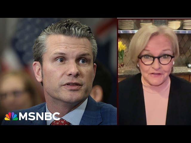 'Dangerous territory': Claire McCaskill slams potential firing of military officers