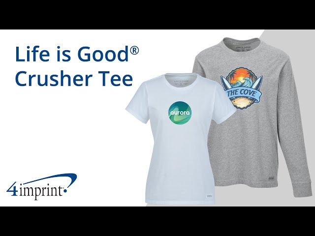 Life is Good Crusher Tee - Custom T-shirt by 4imprint