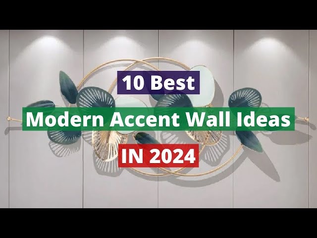 10 Best Modern Wall Accents And Wall Decor Ideas In 2024 Review..