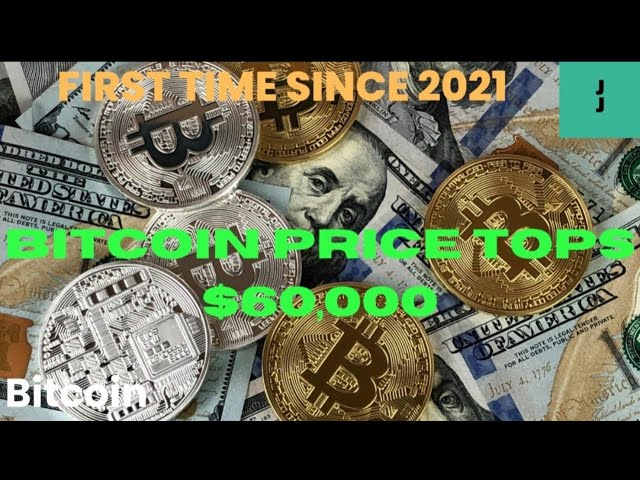 Bitcoin | price tops $60,000 | Bitcoin price