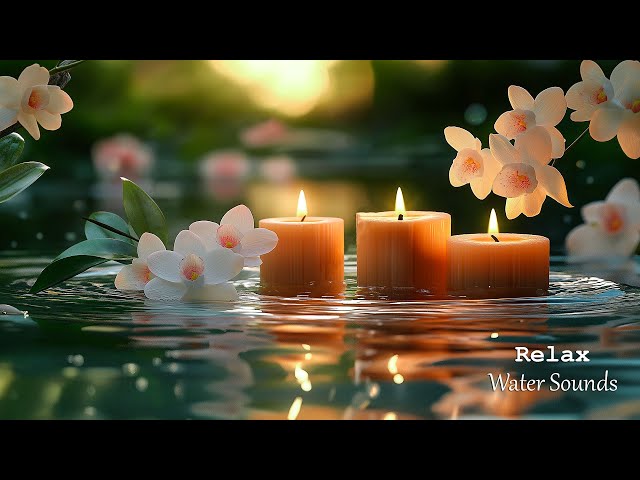 Gentle Piano Music 🌿 Relaxation Piano Music & Water Sounds for Stress Relief Peaceful Calming Sleep