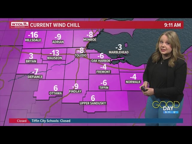 ALERT DAY extreme cold continues with single-digit temps | WTOL 11 Weather