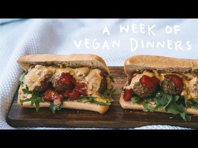 A WEEK OF VEGAN DINNERS | Easy & Delicious Recipes!