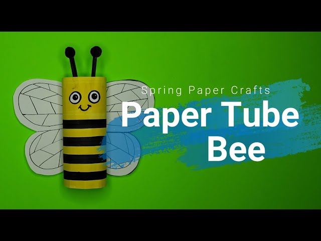 Elementary Art: Paper Tube Bee