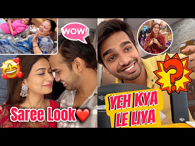 Peheli baar Peheni Twinkle Ne Sasural Mein Saree❤️ | Yeh Kya Le Liya meine🫣 | Ankit Twinkle Vlogs