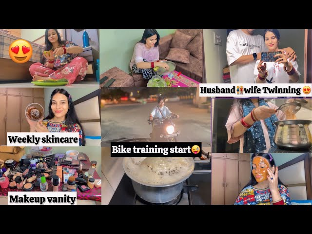 Sasural wala Routine😍Meri bike training🏍️🥰 start/  Roohdreamz #roohdreamz