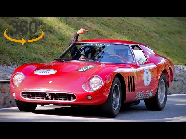 Roman B. and Patrick K. in a Ferrari 250 GT Drogo (Victory Run) Arosa Classic Car 2022 360° Version