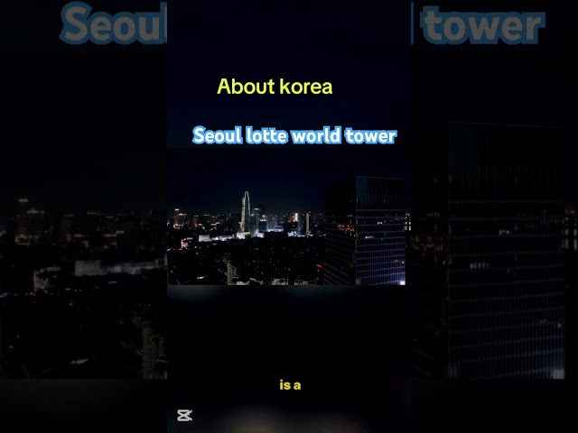 Seoul lotte world tower