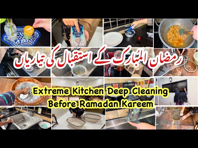 Kitchen Cleaning Tips|Easiest Way To Deep Clean Your Kitchen|Ramadan Preparations 2025|Tips & Tricks