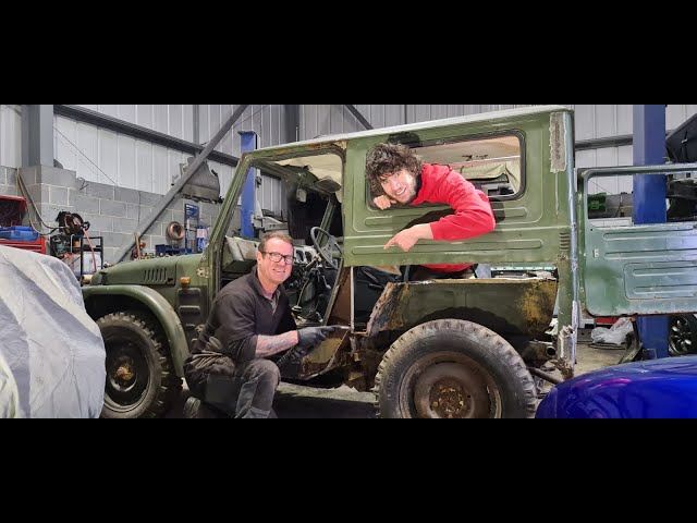 Suzuki LJ80 Restoration Part 3 Replacing floor pan