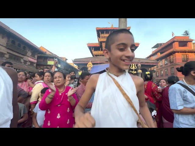 Bhaktivedanta Gurukula and Harinaam Team Joins Bhaktapur Harinaam 🌸