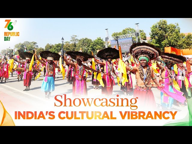 Cultural performances celebrating India's diversity at 76th Republic Day at Kartavya Path