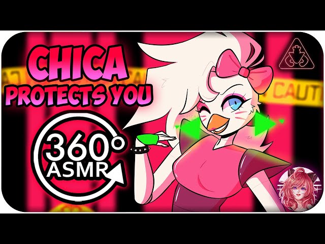 Glamrock Chica Protects You~ [360º VR ASMR] | FNAF: Security Breach 360 VR