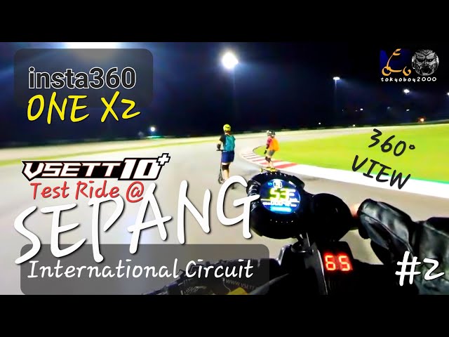 [VR 3D 360°] Vsett 10+ Ride Around @ [ Sepang International Circuit ] Malaysia #2/ Insta360 One X2