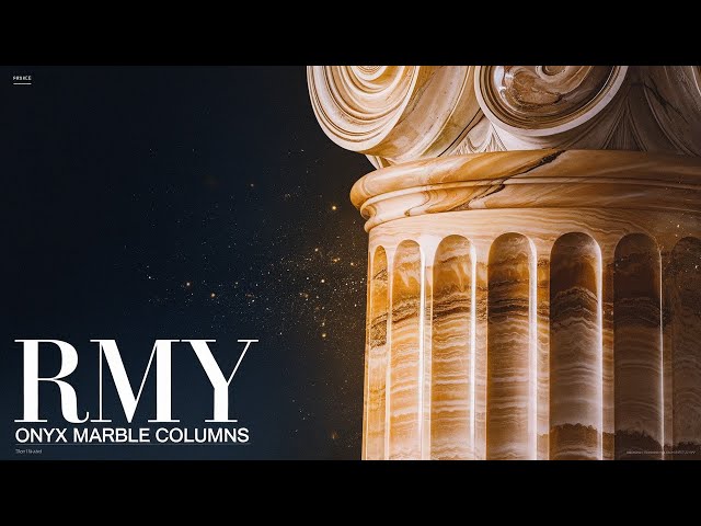 RMY INTERNATIONAL ONYX  MARBLE COLUMNS