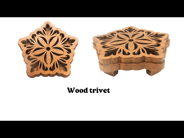 Make This AMAZING 5-Sided Trivet With Your Scroll Saw!