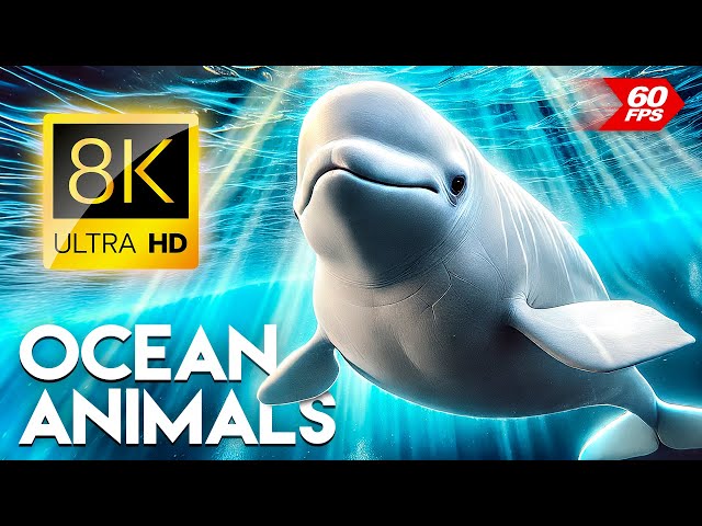 SEA ANIMALS 8K VIDEO ULTRA HD - 60FPS HDR