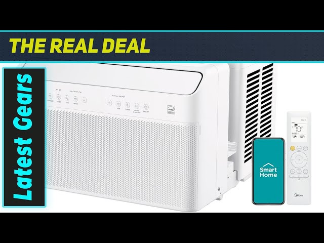 Midea U-Shaped 12,000 BTU – Best Smart Window AC for Energy Savings