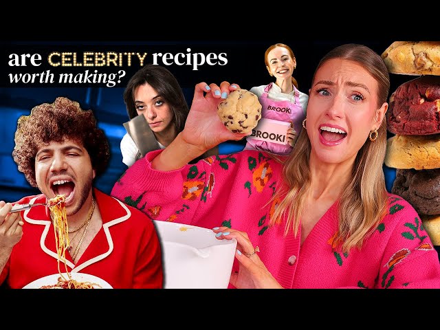 I Tried POPULAR CELEBRITY RECIPES... what's ACTUALLY worth making??