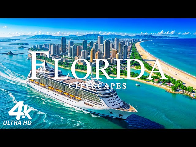 Florida 4K - Menemukan Pantai Menakjubkan dan Bentang Alam Ikonik | VIDEO 4K ULTRAHD