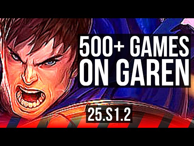 GAREN vs AMBESSA (TOP) | 500+ games, Dominating | KR Diamond | 25.S1.2