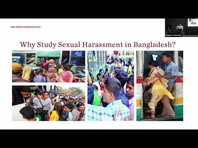 “Teasing-Eve”: Sexual Harassment of Women in Dhaka city, Bangladesh... - Dr Arunima Kishore Das