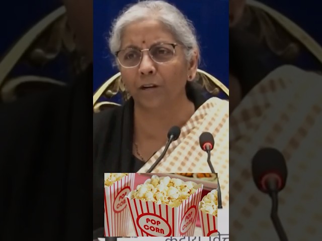 POPCORN controversy🍿| GST ka Sach 🤯 #shorts #gst #nirmalasitharaman #viral