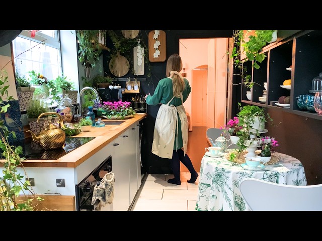 Spring Kitchen Makeover: Alice in Wonderland & Secret Garden Inspired. Slow Living Cottagecore Vlog